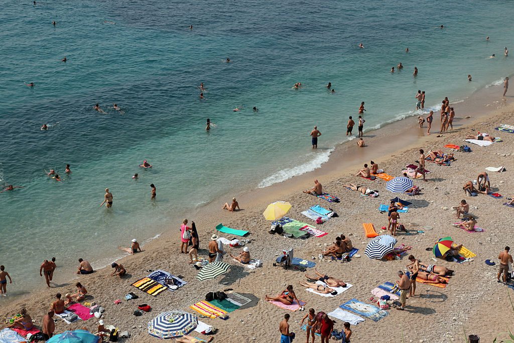 Best beaches of Dubrovnik - Banje Beach
