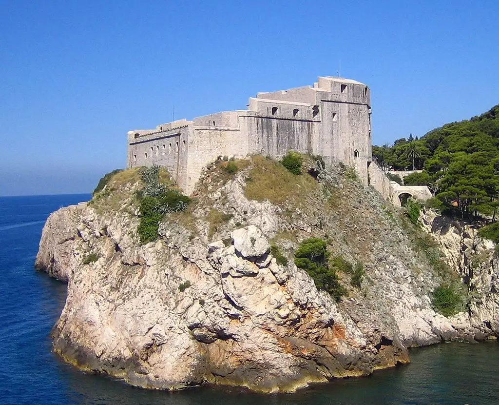 Dubrovnik game of thrones locations - Fort Lovrijenac