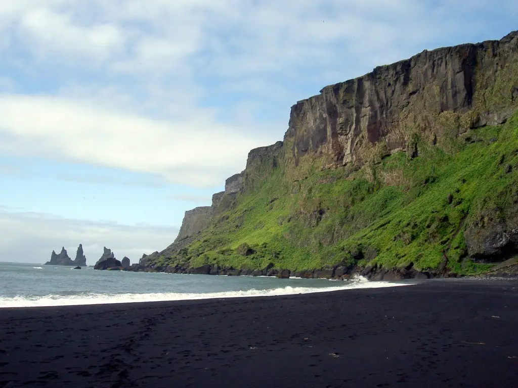 Black sand beach Vik Iceland 