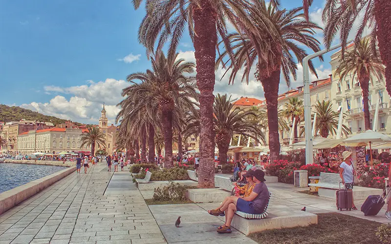 Things to do in Split Croatia - Riva Promenade
